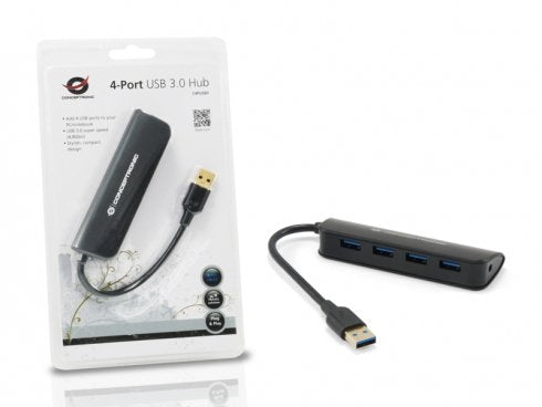 EAN 4015867197967 - Conceptronic C4PUSB3 USB 3.2 Gen 1 (3.1 Gen 1) Type-A 4800 Mbit/s Negro imagen 2