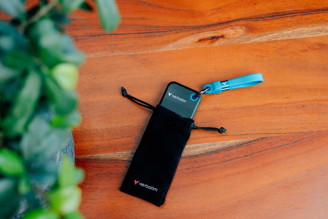 Verbatim Ssd 512gb, Usb 3.2, Tipo-C, Pocket, Negro/Azul
