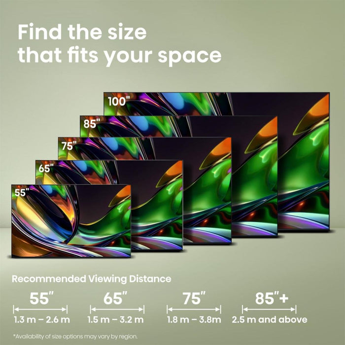 Televisor 75'' Rgb Miniled Uhd 4k Quantum Dot 180hz 75ur8s Smart Tv Hisense 75'/ Rgb Miniled/ Uhd 4k/ 180hz/ 4x Hdmi 2.1/ 1x Usb 2.0 + 1x Usb 3.0/ 2x10w + Subwoofer/ Dolby Vision Iq/ Wifi 6/ Bluetooth 5.4