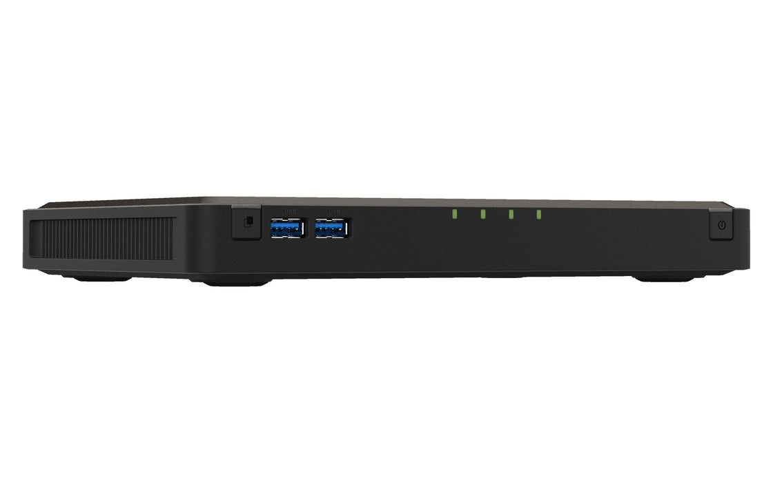 Qnaptbs-464 Nasbook Servidor Nas 4 Compartimentos Raid Raid 0 1 5 6 10 Ram 8gb 2.5 Gigabit Ethernet Iscsi Soporta