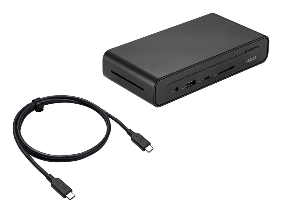 Asus Triple Display Usb-C Dock Duo Dc301 Alámbrico Negro 90xb0a5n-Bds010