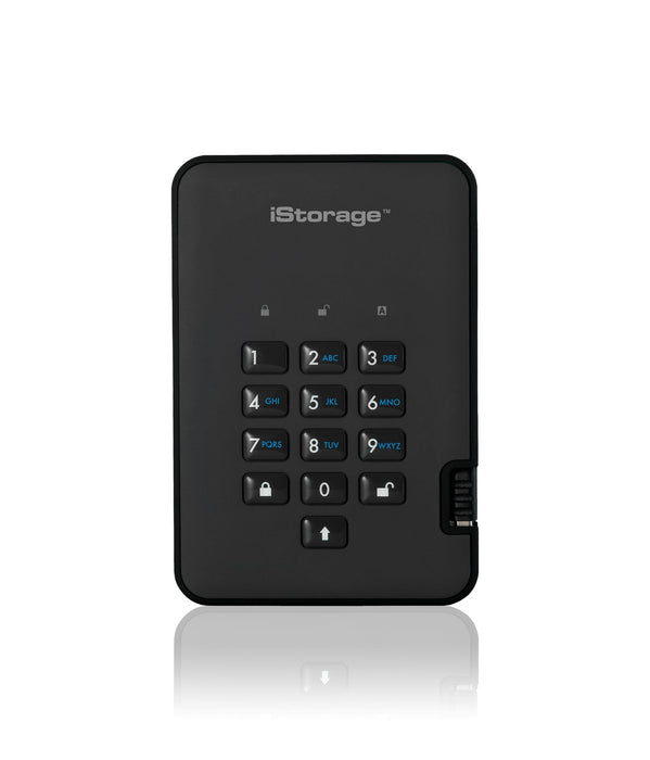 Disco Hdd Externo Istorage Diskashur2 256-Bit 2tb - Black