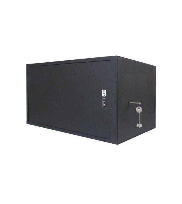 Armario Mural Wp Rws-12506-B  De Seguridad 12u - Puerta Corrediza - Antirrobo Clase Rc4 - 560x600x592mm - Negro