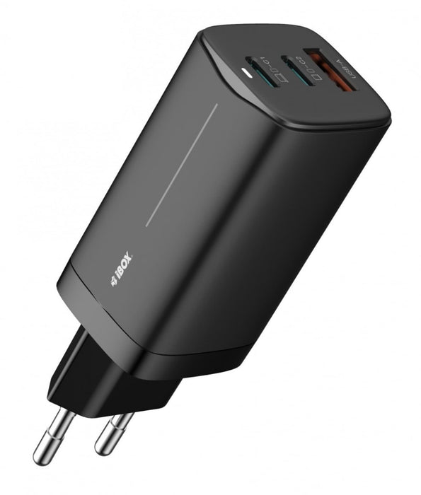 EAN 5903968680619 - iBox ILUC65B cargador de dispositivo móvil Universal Negro Corriente alterna Carga rápida Interior imagen 12