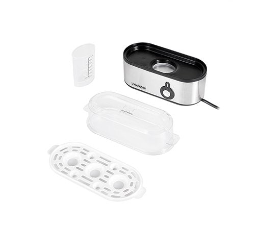 EAN 5902934831444 - Mesko Home MS 4485 cuecehuevos 3 huevos 210 W Negro, Plata, Transparente imagen 4