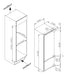 EAN 5906006950323 - Amica EKGC 16156-1 Integrado 212 L Blanco imagen 5