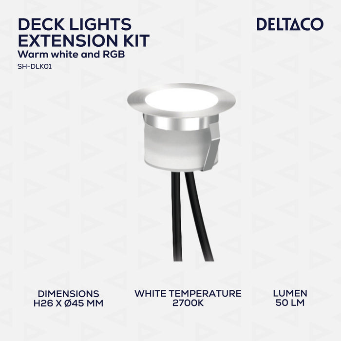 EAN 7333048052209 - Deltaco SH-DLK01 iluminación inteligente Lámpara de pie inteligente Wi-Fi 0,7 W imagen 3