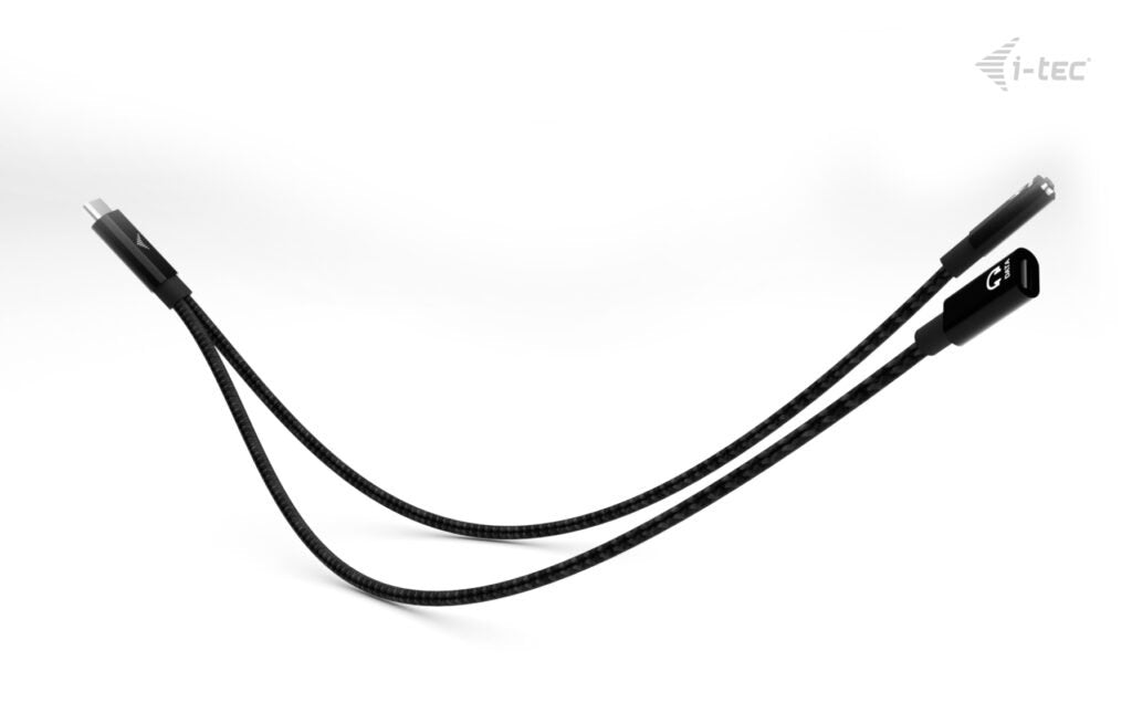 EAN 8595611707728 - i-tec C31DUALSPLITTERCBLPD cable USB USB 2.0 0,3 m USB C 2 x USB C Negro imagen 4