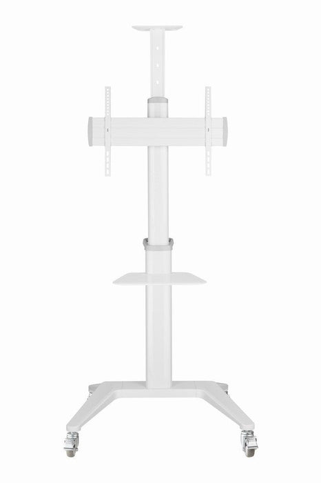 Gembird Aluminum Tv Floor Stand With Caster Wheels 37-70" White