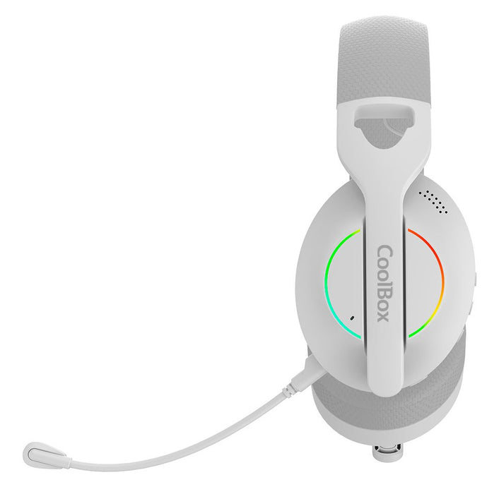 EAN 8436624420115 - CoolBox WB01 RGB Inalámbrico y alámbrico Diadema Juego USB Tipo C Bluetooth imagen 2