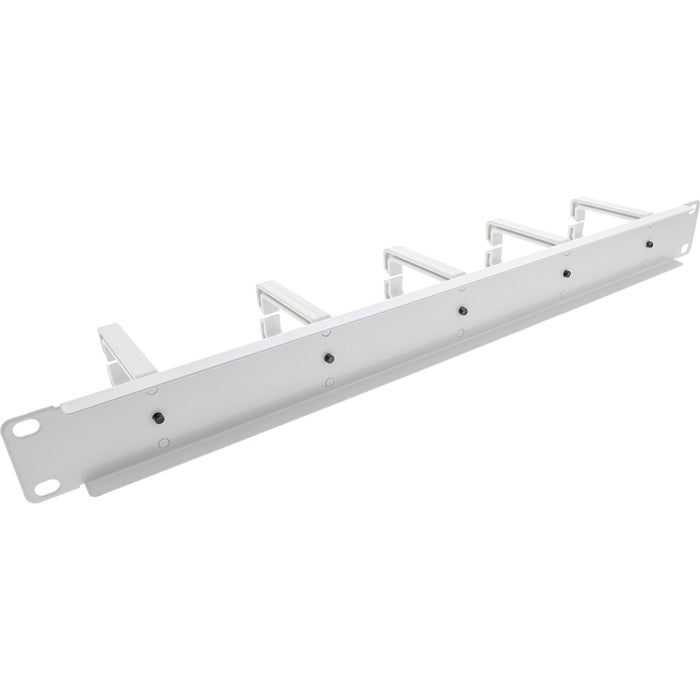 Panel De Gestión De Cables Inline De 19", 5 Soportes Pequeños, Ral7035, Gris