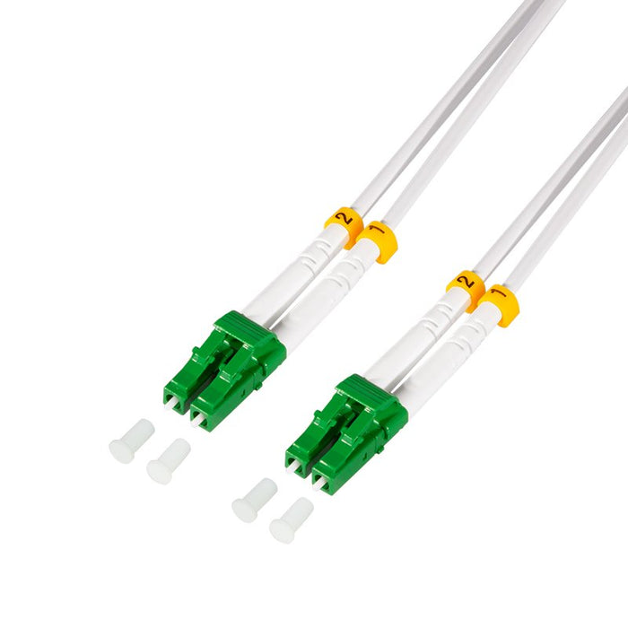Logilink Steel Armored Fiber Patch Cord Os2, Duplex Lc Apc - Lc Apc, 3.0 M