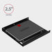 EAN 8595247905482 - Axagon RHD-125B Halterahmen für 1x 2.5\" im 3.5\" Slot - schwarz Negro Metal imagen 2