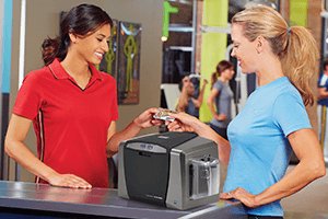 Fargo  - Dtc1250e - Single  Sided Printer With Usb