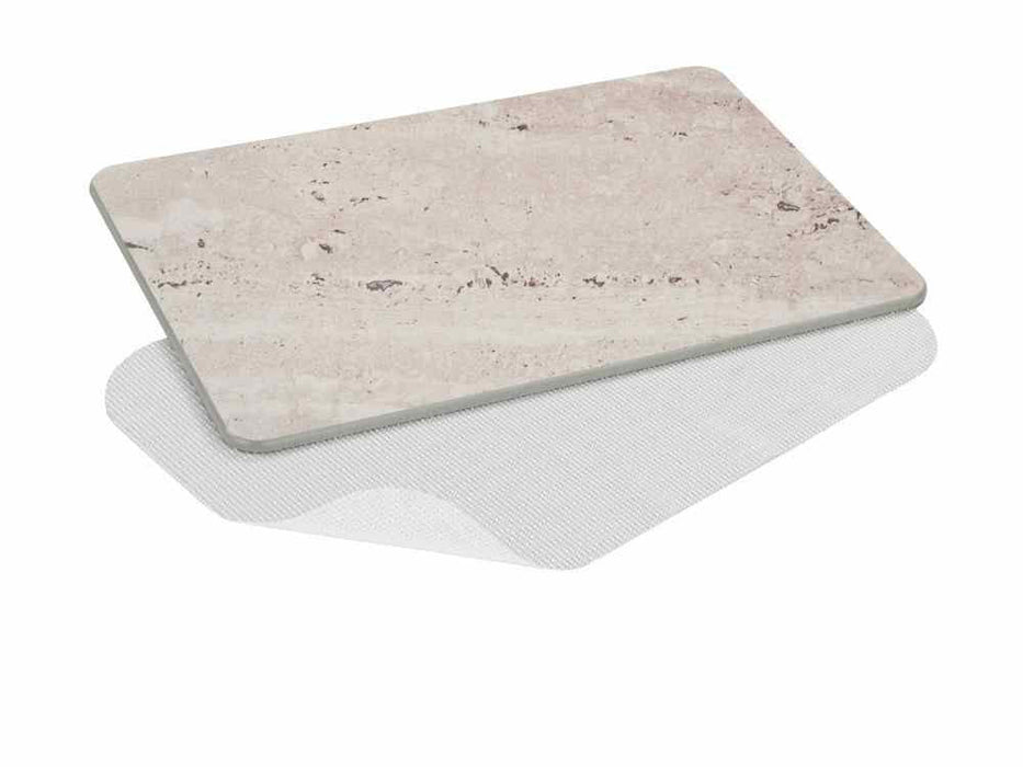 Alfombra De Baño Antideslizante De Diatomita, Granito, 60 X 39 Cm