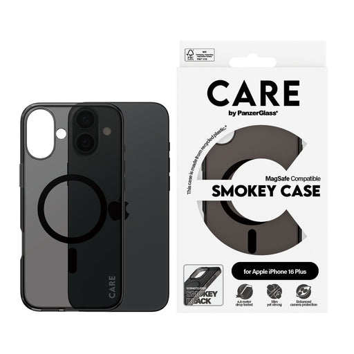 EAN 5715685004179 - PanzerGlass CARE™ by ® Urban Combat Case Smokey w. Black MagSafe iPhone 16 Plus funda para teléfono móvil imagen 2