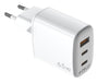 EAN 8021735212256 - Celly UPTC1USB2USBC65 cargador de dispositivo móvil Smartphone, Tableta, Teléfono Blanco USB Interior imagen 1