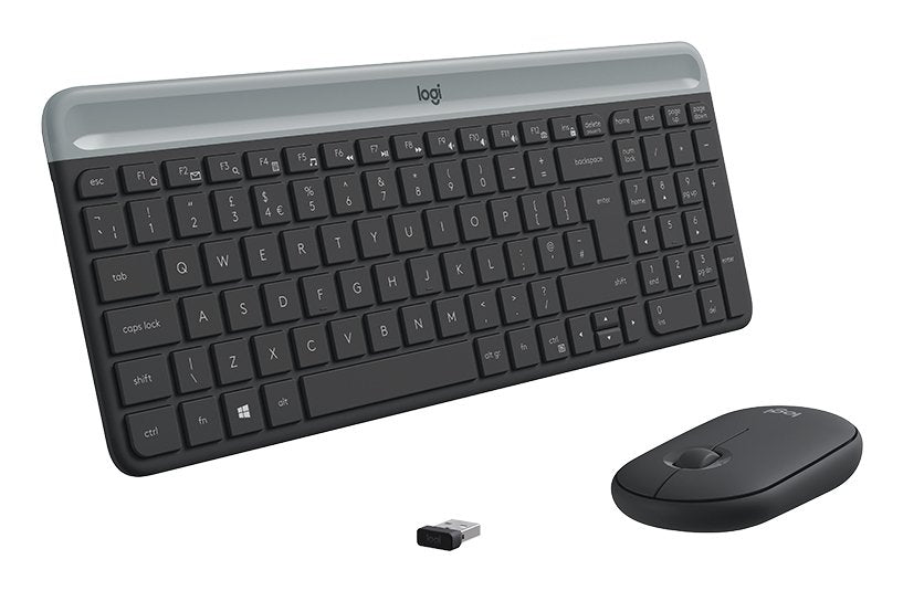 EAN 5099206086487 - Logitech 920-009192 teclado Ratón incluido Universal RF inalámbrico QWERTZ Suizo Grafito imagen 1