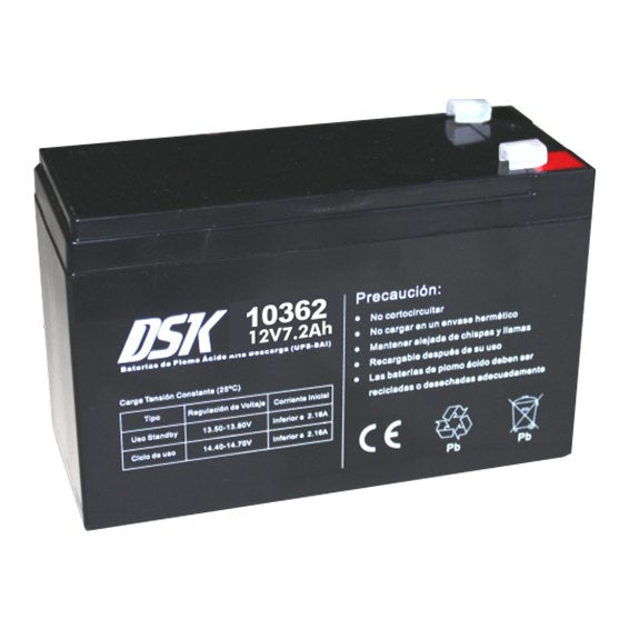 EAN 8420738281670 - DSK 10362 batería para sistema ups Sealed Lead Acid (VRLA) 12 V 7,2 Ah imagen 1
