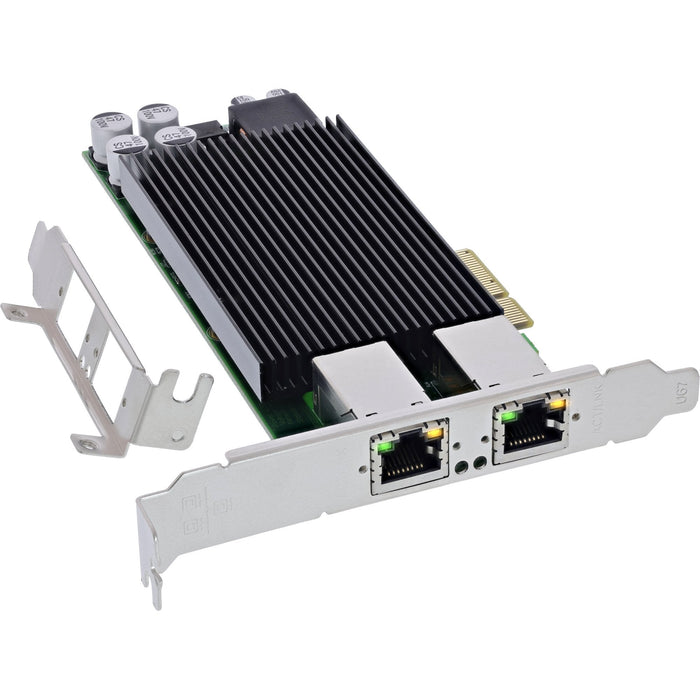 Inline Dual Gigabit Tarjeta De Red - 2x Rj45 1 Gb/S - Pcie X4 - Poe+