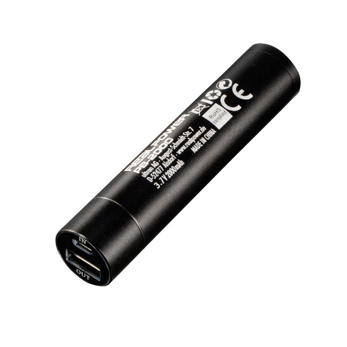 Powerbank Realpower Pb2000 Mah Alu, Negro