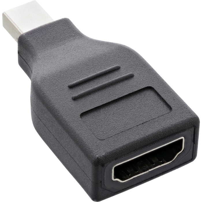 Convertidor Inline Mini Displayport Macho A Hdmi Hembra, Fullhd/60hz, Negro