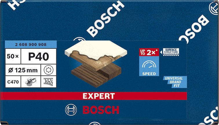 EAN 4059952542461 - Bosch Expert C470 50 pieza(s) Disco de lijado imagen 3