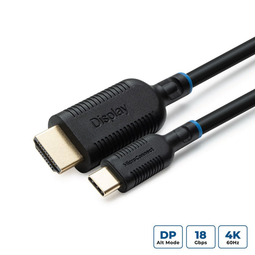 EAN 5715063039151 - Microconnect MC-USBCHDMI3 adaptador de cable de vídeo 3 m USB C HDMI Negro imagen 1
