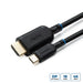 EAN 5715063039175 - Microconnect MC-USBCHDMI05 adaptador de cable de vídeo 0,5 m HDMI tipo A (Estándar) Negro imagen 1
