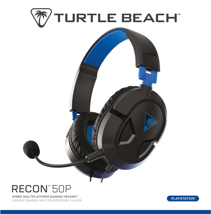 EAN 0731855033034 - Turtle Beach Recon 50 Auriculares Alámbrico Diadema Juego Negro, Azul imagen 9