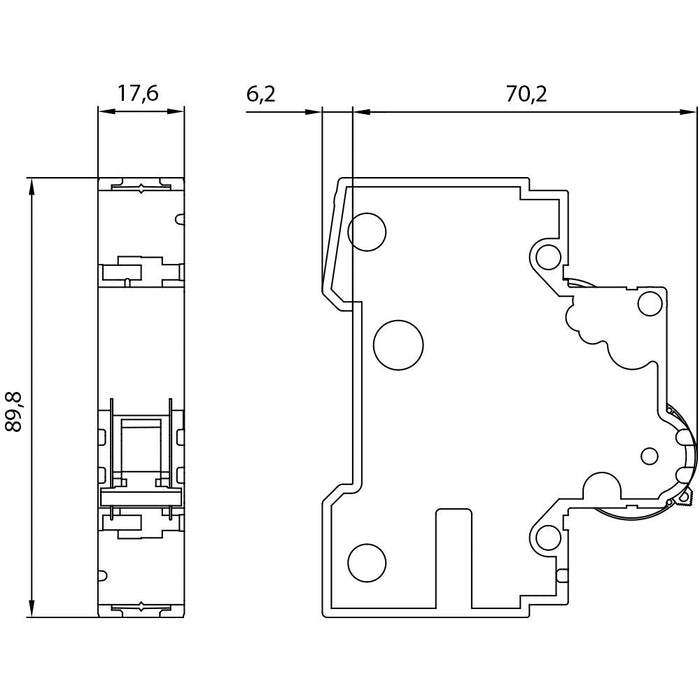 Siemens Automat B 4a 5sy41046 230 400v 10ka 1p