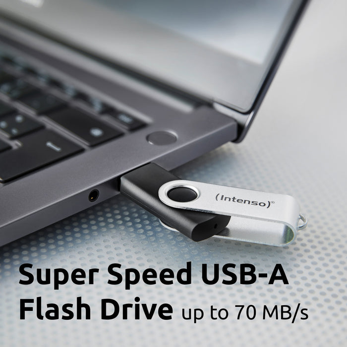 EAN 4034303036424 - Intenso USB 256GB OFFICE LINE 3.2 Gen1 Silver-Black unidad flash USB USB tipo A 3.2 Gen 1 (3.1 Gen 1) Neg imagen 5