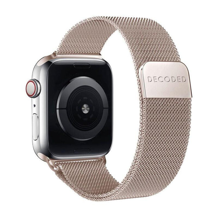 Decoded Milanaise Traction Strap 44/45/46/49mm Matte Gold