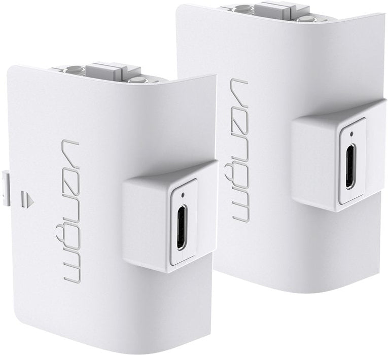 Venom Twin Rechargeable Battery Packs White - For Xbox Series X