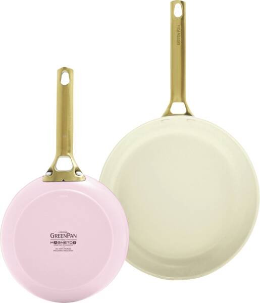 Greenpan Padova Reserve 2tlg Bratpfannenset 20+26cm Rosa