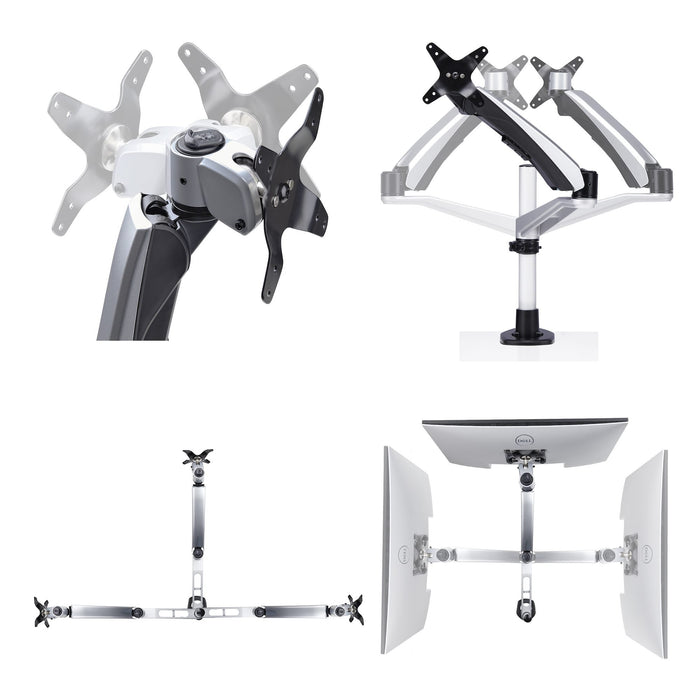 EAN 0065030902045 - StarTech.com 1MP1ACG-MONITOR-ARM soporte para monitor 76,2 cm (30") Negro, Plata imagen 10