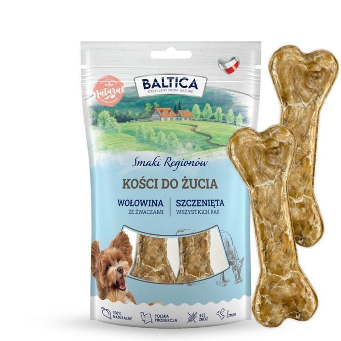 Delicias Regionales Del Báltico Huesos Para Cachorros De Carne De Res 2 Piezas
