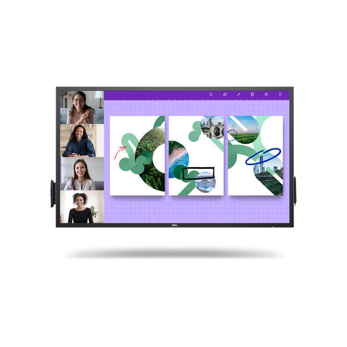 Dell P5524qt 55" Clase Diagonal (54.64" Visible) Pantalla Lcd Con Retroiluminación Led Interactivo Con Pantalla Táctil (Multitáctil) 4k Uhd (2160p) 3840 X 2160