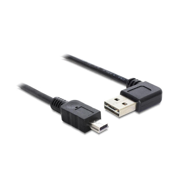 Delock 85175 Cable Easy-Usb 2.0 Tipo-A Macho, Sesgado Hacia La Izquierda Y Hacia La Derecha > Usb 2.0 Tipo Mini-B Macho 0,5 M