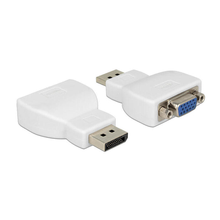 Delock Adapter Displayport 1.1 Male > Vga Female White