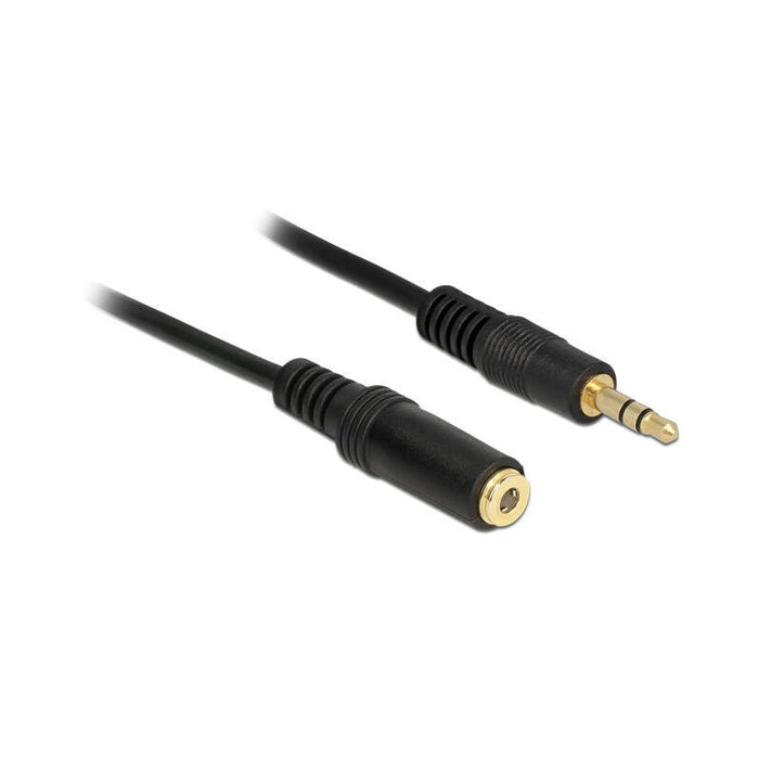 Delock Cable Stereo Jack Ext  3.5mm 3 Pin Macho