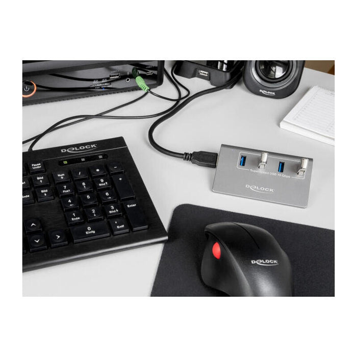 Delock Concentrador Usb 3.2 Gen 2 Con 4 Puertos Usb Tipo-A