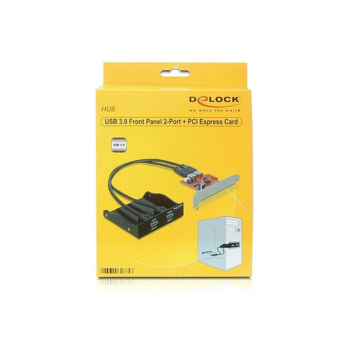 Delock Usb 3.0 Panel Frontal De 2 Puertos Con Tarjeta Pci Express, Controlador