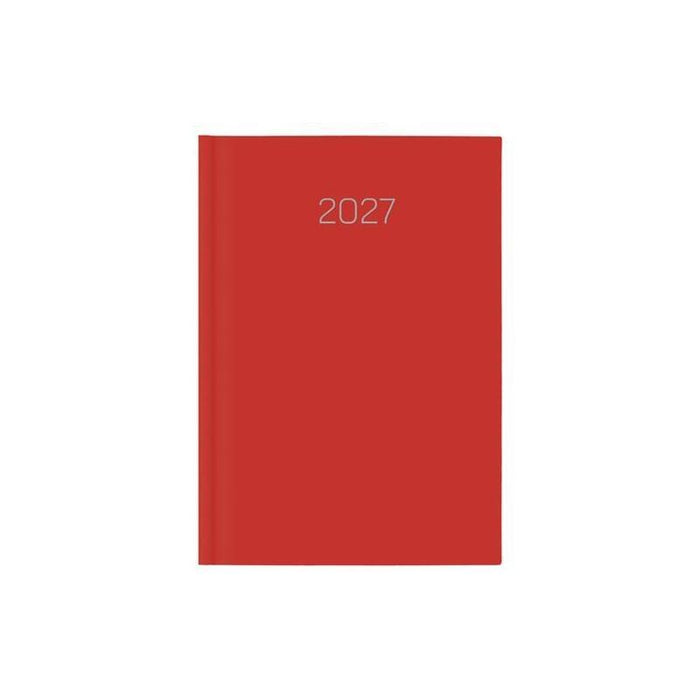 Deusto Agenda Anual D07 58-Premium 14.5x20.5cm Dp C02-Rojo 2027