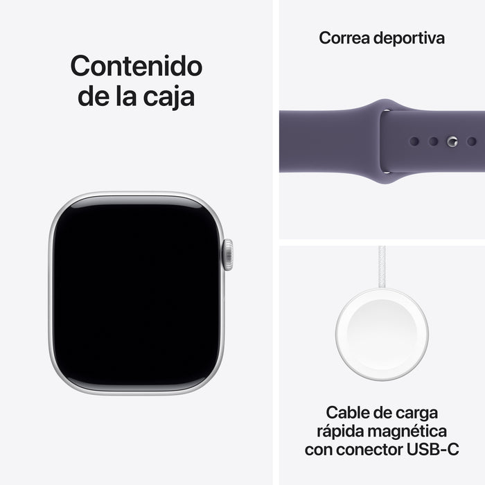 EAN 0195950477757 - Apple Watch Series 11 OLED 46 mm Digital 416 x 496 Pixeles Pantalla táctil 5G Plata Wifi GPS (satélite) imagen 8