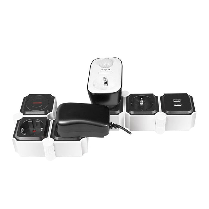 Regleta De Enchufes De 4 Vías Logilink, 4xcee 7/3 + 2xusb-A, 1,5 M
