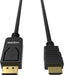 EAN 4911607000002 - Vision TC 1MDPHDMI/BL adaptador de cable de vídeo 1 m DisplayPort HDMI tipo A (Estándar) Negro imagen 3