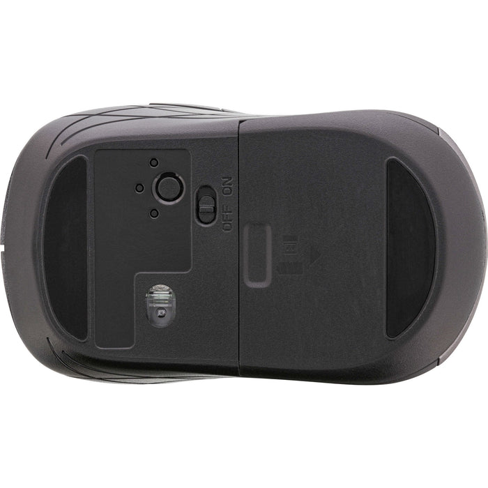 Ratón Inline 3 En 1, Bluetooth + 2x 2,4 Ghz, 5 Botones, Óptico, Gris/Negro