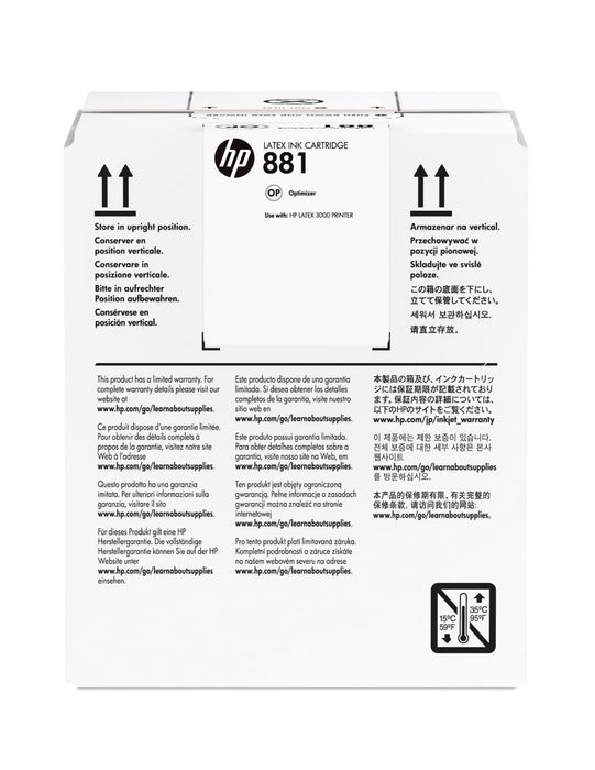 EAN 887758106709 - HP 881 5-liter Latex Optimizer Cartridge cabeza de impresora Inyección de tinta térmica imagen 1