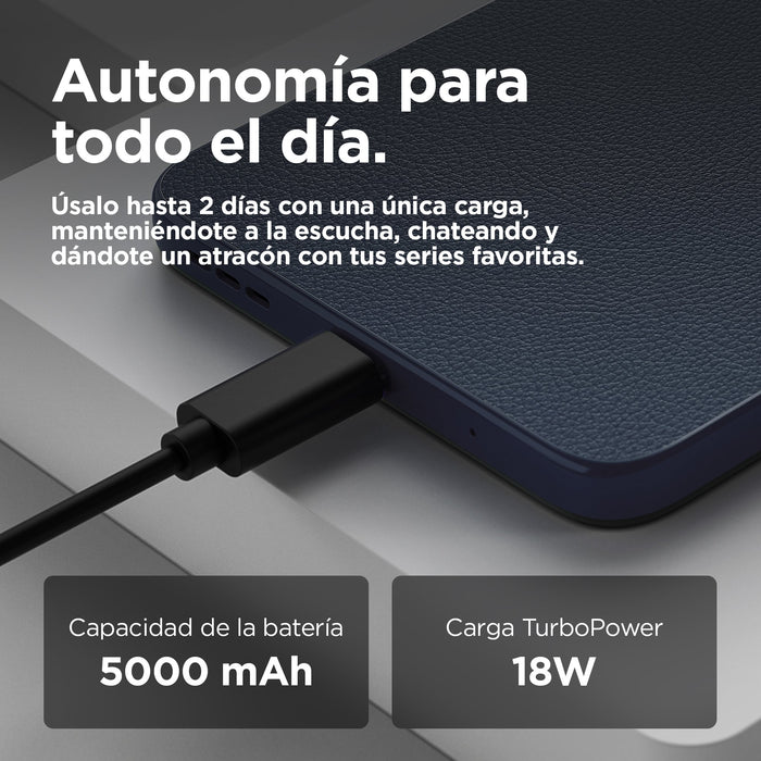 EAN 0840493603308 - Motorola moto g05 16,9 cm (6.67") SIM doble Android 15 4G USB Tipo C 8 GB 256 GB 5200 mAh Azul imagen 10